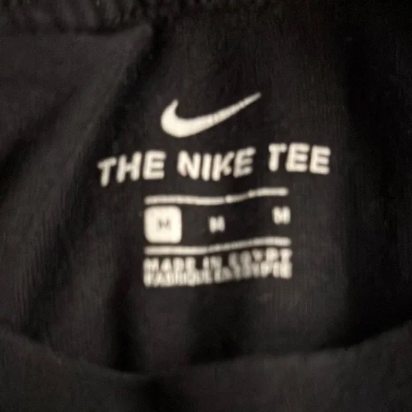 Nike Black Tee with Logo Detail - Picture 2 of 3